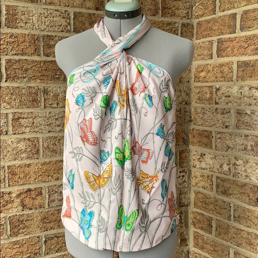 J. McLaughlin Silk Halter top